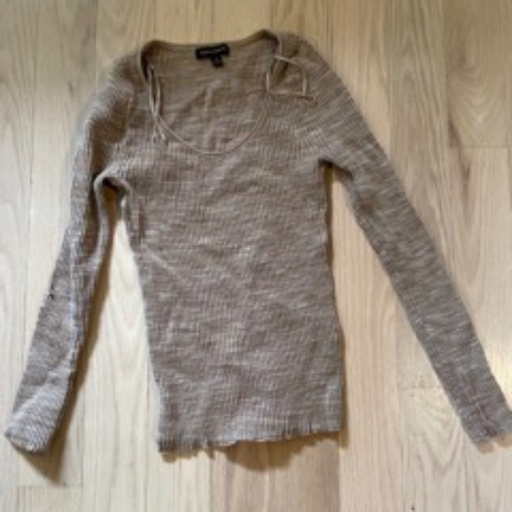 Beige long sleeve shirt- Banana Republic